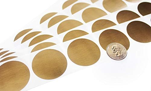My Scratch Offs 1.5 in Gold Round Scratch-Off Stickers, 1000 Pack by MyScratchOffs