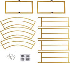 3-Layer Arch Backdrop Stand Metal Open Arch Backdrop Frame U Shaped Wedding Arches for Climbing Plant Outdoor & Indoor, Party Ceremony Decoration - Image 6