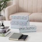 Soul & Lane - Decorative Storage Boxes with Lids, Set of 3, Spring Classic - Image 7