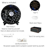 Personalized Celestial Wedding Guest Book Alternative,LED Light,Moon & Stars Party Decor,Under The Stars Sign,Engagement Gift for Couple,Wedding Sign (30cm (50 Stars)) - Image 6