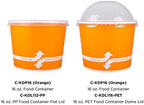 Karat [16oz - 1000 ct] Paper Soup Bowls for Hot/ Cold Food - Ideal for Soup, NoodIes, Pasta and Snacks - Orange - Image 4
