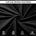 40x10FT Black Backdrop Curtains for Wedding Parties, Wrinkle Free Photo Backdrop Curtains for Wedding Birthday Party Baby Shower, Fabric Drape with Rod Pockets 5ft x 10ft, 8 Panels - Image 6