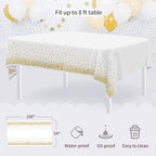 Pack of 11 NWK Cake Stand Set of Cupcake Stand, Tray & Table Cloth (Gold) - Image 5