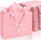 Catlovecorn 20 Pack Large Pink Gift Bags, 16.5 x 5.5 x 12.6 In by Catlovecorn