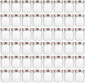 novelinks 8 oz Plastic Mason Jars and Clear Plastic Jars with Lids 8 oz by novelinks