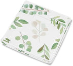 Sweet Jojo Designs Floral Leaf Girl Small Fabric Toy Bin Storage Box Chest for Baby Nursery or Kids Room - Green and White Boho Watercolor Botanical Woodland Tropical Garden - Image 4