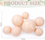 2 Set Reusable Inflatable Balloon Garland Arch Kit,Beige - Image 2