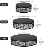 3Pcs Metal Food Risers, Buffet Table Display Stand - Image 2