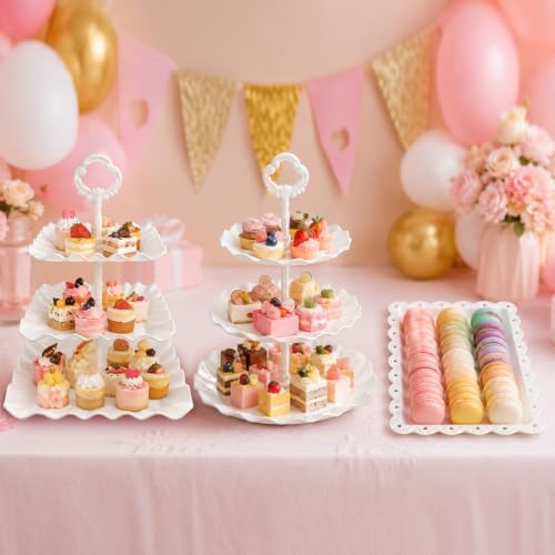 12 Pack Cupcake Stand Dessert Display Tower Serving Tray for Parties - Image 3