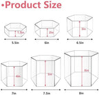 6 Pcs Buffet Risers, Dessert Stands, Acrylic Boxes for Display, Hexagonal Jewelry Showcase, Riser Display Cases Acrylic Display Base, Clear - Image 3