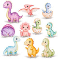 chiazllta 10Pcs Dinosaur Baby Shower Decorations Large Dinosaur Cardboard Cutout Hatching Soon Baby Shower Decoration Cardboard Standup Centerpiece for Kids Birthday Party Backdrop Photo Booth Props by chiazllta