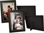 Golden State Art, Paper Picture Frames, 4X6, Black Gold Lining, 50 Pack - Image 3