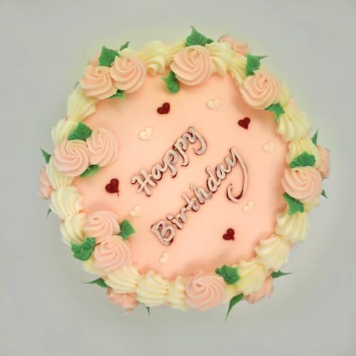 NICE PURCHASE Realistic Fake Birthday Cake Fake Food Bakery Shop Display Model Party Decoration Pro Cake Faux Replica Cake (6 inch wide & style C) - Image 3