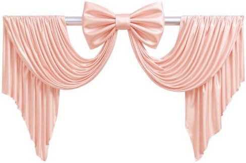 Dusty Pink Large Bows for Backdrop Giant Bows Birthday Party Decorations Large Pink Giant Bow Decor Wedding Baby Shower Birthday Photo Booth Room Decor 47"x24" by HBBMAGIC