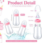 Roowest Bottle Chug Baby Shower Games Favors, Pink, Elephant - Image 3