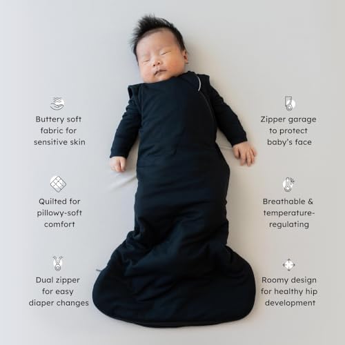 KYTE BABY Sleep Bag 1.0 TOG, Rayon Made From Bamboo Wearable Blanket, Dual Zipper For Infants And Toddlers Nursery Essentials - Image 3