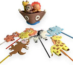 Noah's Ark Cake Toppers Set: Flat figurines cupcake topperes and Centerpiece for Party Decorations - Birthday Party Baby Shower - Animal theme party - Image 3