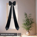 75x18 Inch Giant Black Bow Decoration Big Bows for Christmas Trees Wall - Image 4