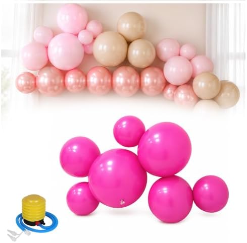Garland Balloons Reusable, PVC Party Decor Arch Kit，7balls-Red by Unknown