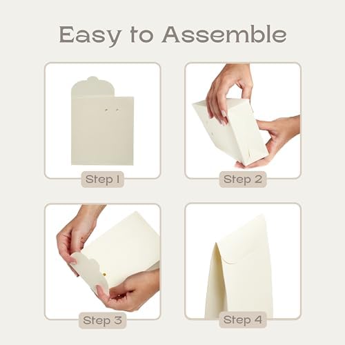 Boxes Craftory Pack of 20 Party Favor Boxes (6.69 x 2.75 x 9.25 inch) - Ideal for Wedding, Bridal Shower Gifts and Baby Shower - White Floral - Image 4