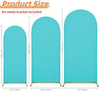 Set of 2 Wedding Arch Cover Stretchy Spandex Fabric Backdrop for Arch Stand - Image 2
