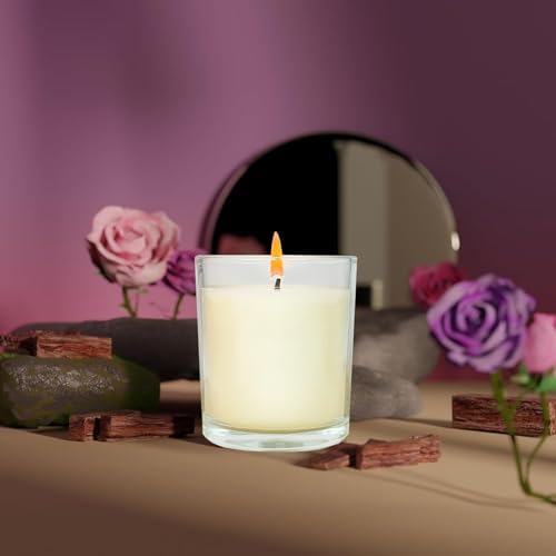 12 Pcs 6 Oz Mini Soy Candles,Lavender Scented Bulk Candle Set,Aromatherapy Candle,Great Stress Relieving Scented Candles for Girls as a Gift for Birthdays, Weddings Party Favors! - Image 5