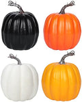 vensovo 6 Inch Multicolor Artificial Pumpkins, 4 Pack by vensovo