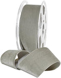 Morex Ribbon Nylon, 2 inches by 11 Yards, Grey, Item 01250/10-433 Nylvalour Velvet Ribbon, 2" x 11 yd, by MorexRibbon