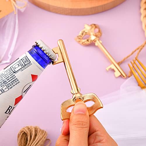 50 Pcs Golden Mask Bottle Opener Wedding Baby Shower Favors for Guest - Image 5