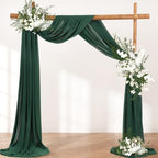 Wedding Arch Draping Fabric 30'' x 18FT Sheer Chiffon Arch Drape Backdrop - Image 5