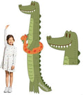 Personalized Name Kids Height Wall Chart - Crocodile Wood Height Chart by Woodemon