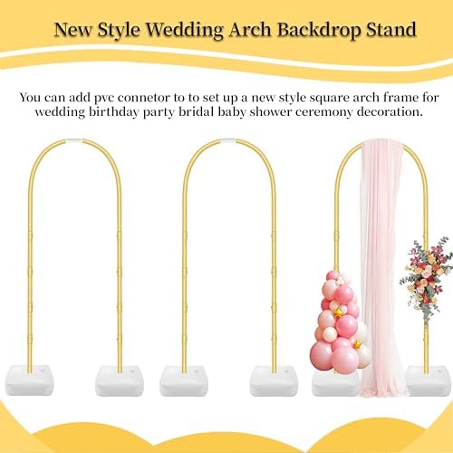 Balloon Arch Kit,Adjustable 8.2FT & 6FT Half Balloon Arch Stand - Image 4