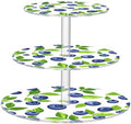 Fresh Blueberries 3 Tier Acrylic Cupcake Stand Round Tiered Cupcake Tower Dessert Tea Party Serving Platter for Wedding, Tea Party, Birthday, Baby Shower by Unknown