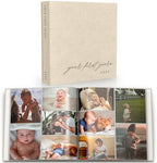 Baby Photo Albums 4x6 Pictures & Custom 2026 Year Linen Baby Scrapbook by PaigeMcRaeHomeDecor