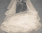 80 Yard Organza Fabric 44" Wide for Wedding Event Décor - Cream - Image 4