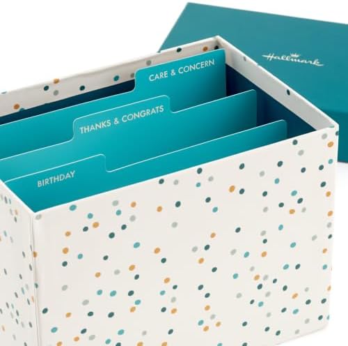 Hallmark All Occasion Cards, Assorted 48-Pack with Organizer Box (Dots) - Image 4