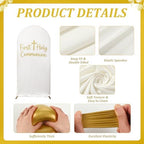 Gilprop 125 Pcs 7.2ft Holy Communion Baptism, Elastic Polyester - Image 4