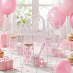Daifunli 6 Set Pink Bow Baby Shower Prize Gift for Winner Guest - Image 2