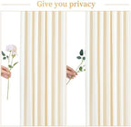 4 Panels Champagne Backdrop Curtain for Baby Shower Wrinkle Free 20ft x 10ft Backdrop Drapes Panels for Parties Wedding Bridal Shower Birthday Photo Photography Fabric Background Decoration - Image 7
