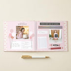 Lucy Darling Bowkissed Blush Baby Memory Book – First Year Journal, 5-Year Milestone Scrapbook & Photo Album – Keepsake for Baby Boy or Girl – Ideal Gift - Image 3
