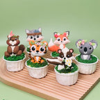 Woodland Animal Fondant Molds Cake Topper 6-count - Image 5