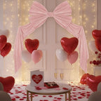 40 x 80 Inch Extra Large Rose Gold Velvet Bow for Backdrop, Xmas Tree - Image 5