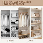 Goodpick 4 Pack Storage Baskets for Organizing Shelves, Brown - Image 4