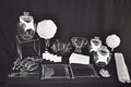 White Candy/Sweets Buffet Table (Pink) by Unknown