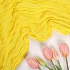 12 Pack Yellow Cheesecloth Table Runner 10Ft 23 x 120 Inch - Image 4