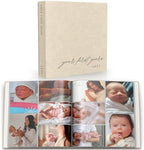 Baby Photo Albums 4x6 Pictures & Custom 2025 Year Linen Baby Scrapbook by PaigeMcRaeHomeDecor