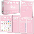 Party Hearty Baby Shower 5 Game Pack, Premium Thick Cardstock - Pink by PartyHearty
