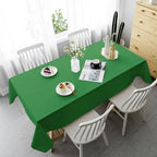 6 Pack Tablecloth 60 x 102 inch Polyester Table Cloth for 6 Foot Rectangle Tables,Stain and Wrinkle Resistant Washable Fabric Table Covers Polyester Green Table Clothes for Wedding,Party,Banquet - Image 6