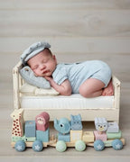 Newborn Photography Props Bed Prop White – Mini Wooden Baby Photography Bed for Newborn Photoshoots, Clean Classic Posing Prop for Studio or Home Sessions - Image 3