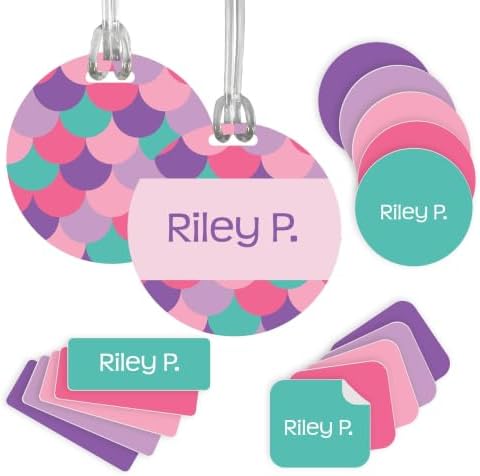 InchBug Personalized Name Label Combo Pack, 97-Piece, Spring Fling by Inchbug